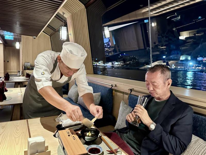 Dinner Cruise in Bangkok: Authentic Kaiseki Cuisine at Okura Prestige