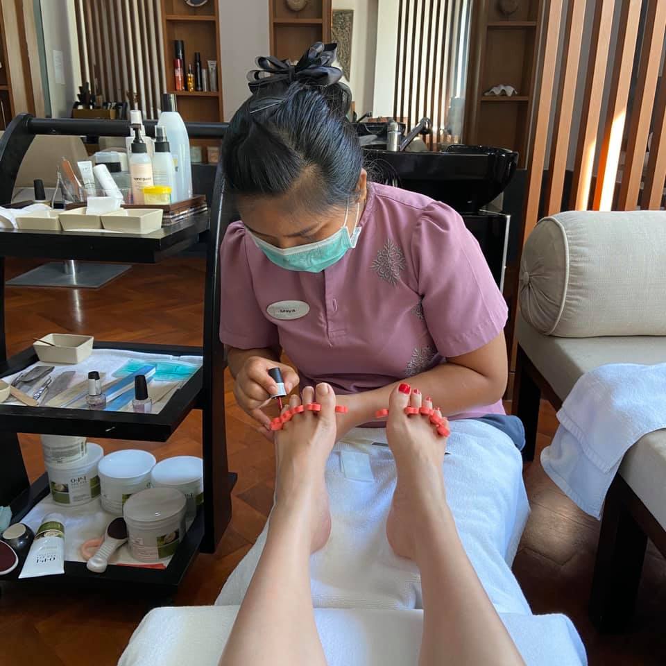 Pedicure at Amatara Wellness