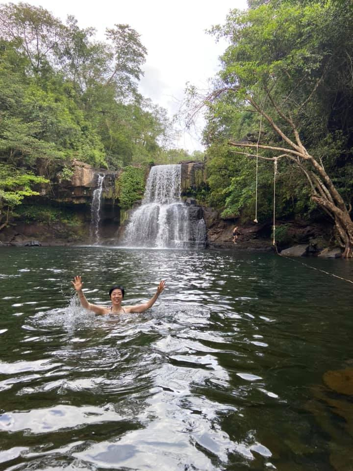 Swimming at Koh Kood.