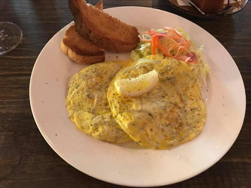 Kai New Zealand Restaurant, Whitebait Omelet：Whitebait from South Island, NZ