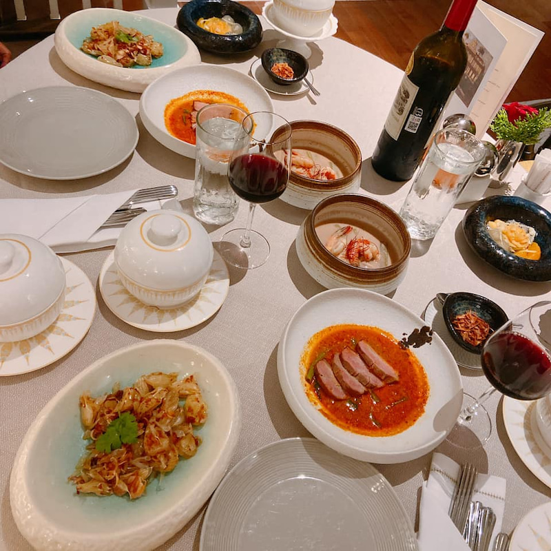 Room service at The Mandarin Oriental Bangkok