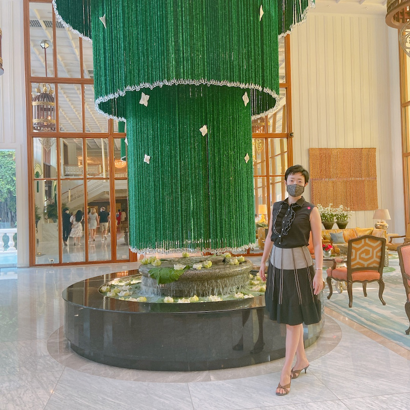 Lobby at Mandarin Oriental Bangkok.